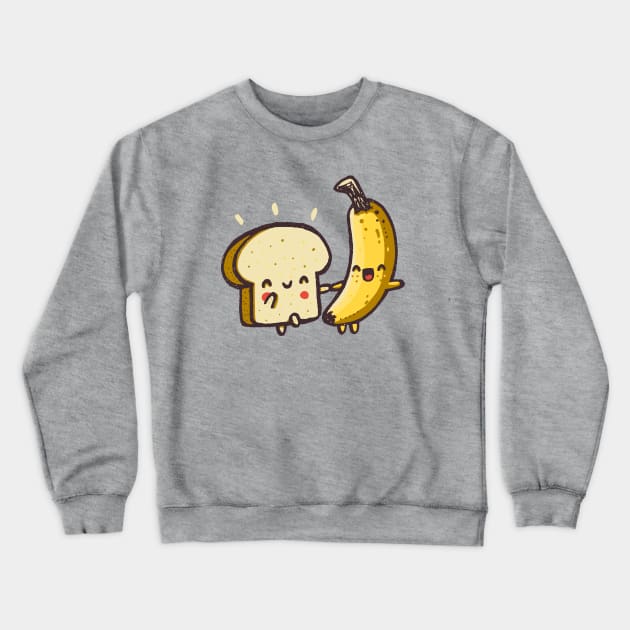 Banana Sandwich Crewneck Sweatshirt by Walmazan